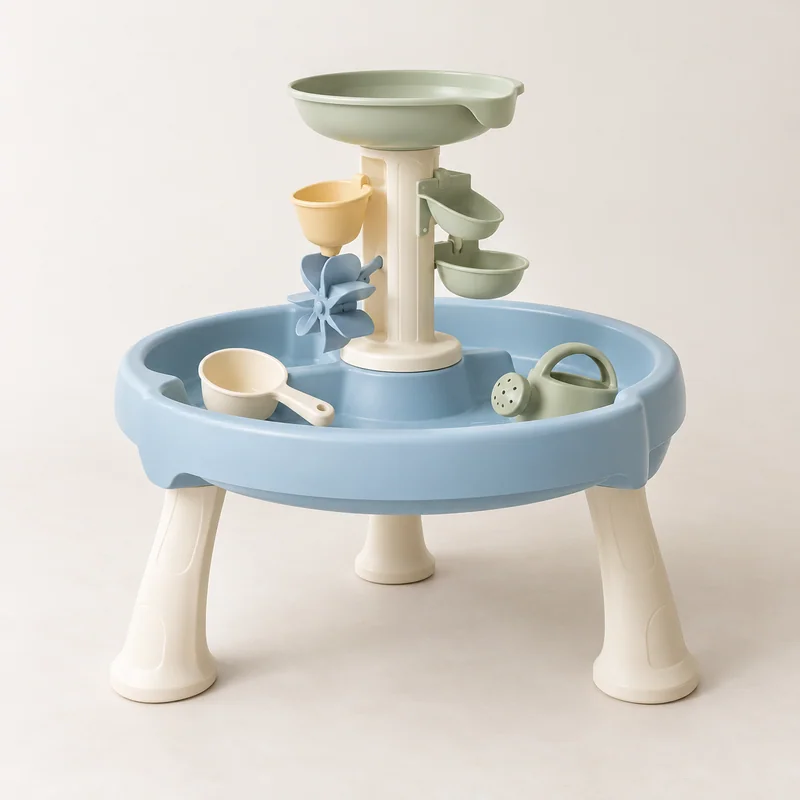 AI-generated unbranded water-table concept; not the actual Step2 Spring Time Splash